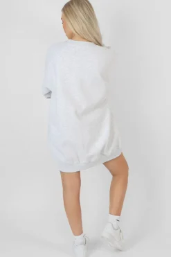 Public Desire Arizona Graphic Sweat Dress Marl | Women Dresses