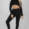 Public Desire Athleisure High Neck Underbust Top | Women Tops