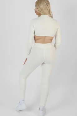 Public Desire Athleisure High Neck Underbust Top | Women Tops