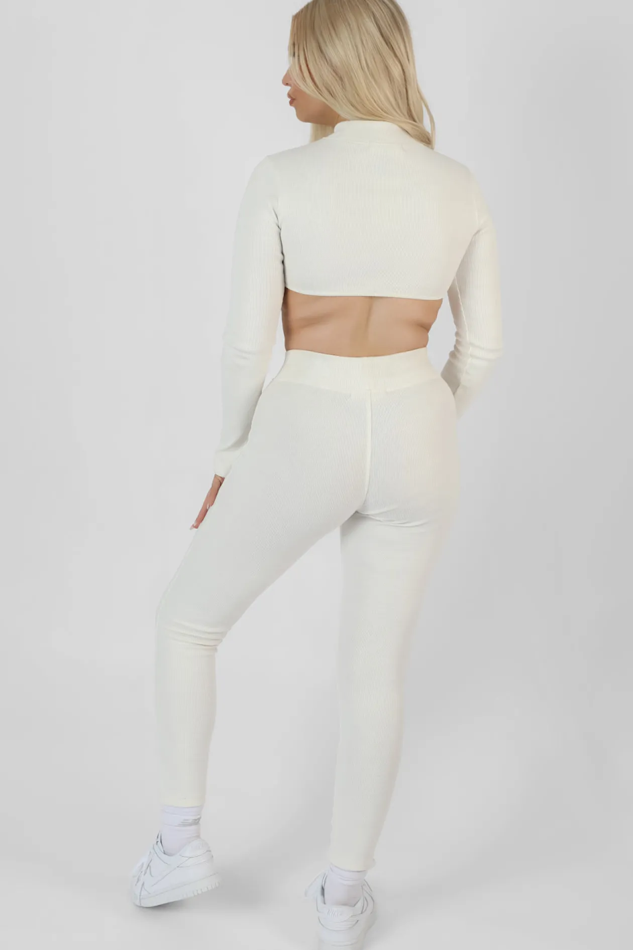 Public Desire Athleisure High Neck Underbust Top | Women Tops