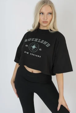 Public Desire Auckland Slogan Crop Top | Women Tops