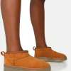 Public Desire Bambi Faux Suede Ultra Mini Ankle Boots | Women Ultra Mini Boots