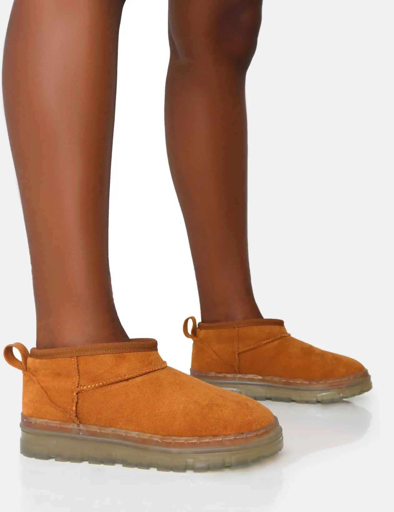 Public Desire Bambi Faux Suede Ultra Mini Ankle Boots | Women Ultra Mini Boots
