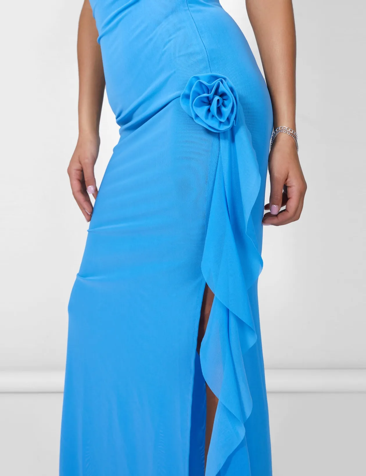 Public Desire Bandeau Ruffle Detail Midi Dress | Women Dresses