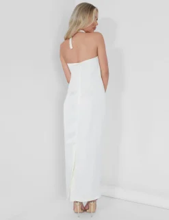 Public Desire Bandeau Satin Maxi Dress | Women Dresses