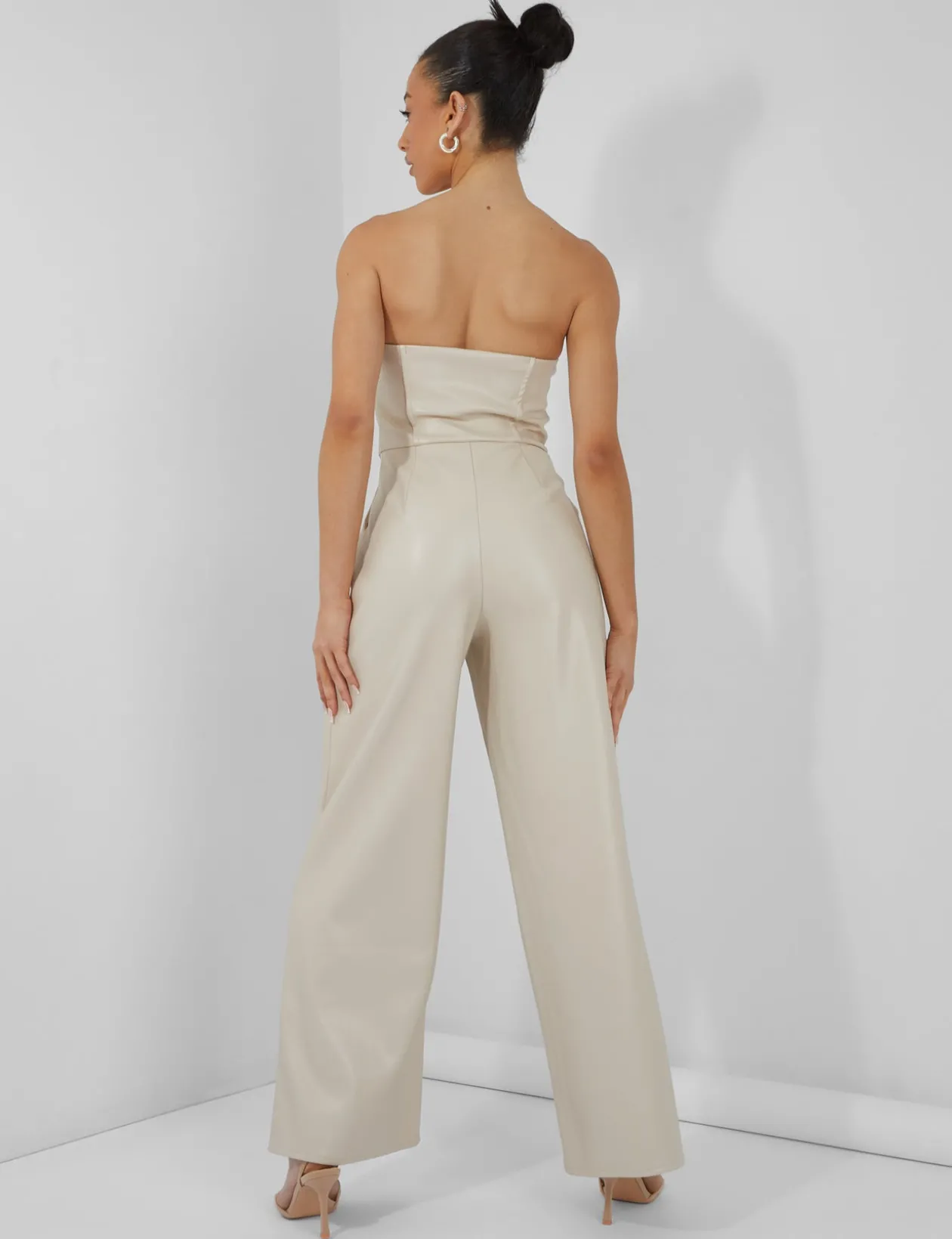 Public Desire Bandeau Tailored Wide Leg Jumpsuit | Women Jumpsuits & Playsuits