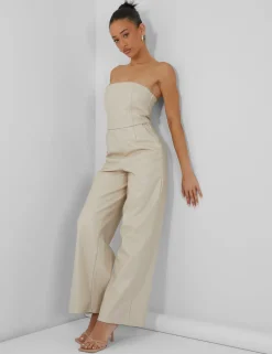 Public Desire Bandeau Tailored Wide Leg Jumpsuit | Women Jumpsuits & Playsuits