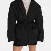 Public Desire Belted Puffer Blazer | Women Outerwear & Jackets