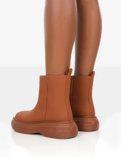 Public Desire Caia Platform Chunky Sole Ankle Boot | Women Ankle Boots