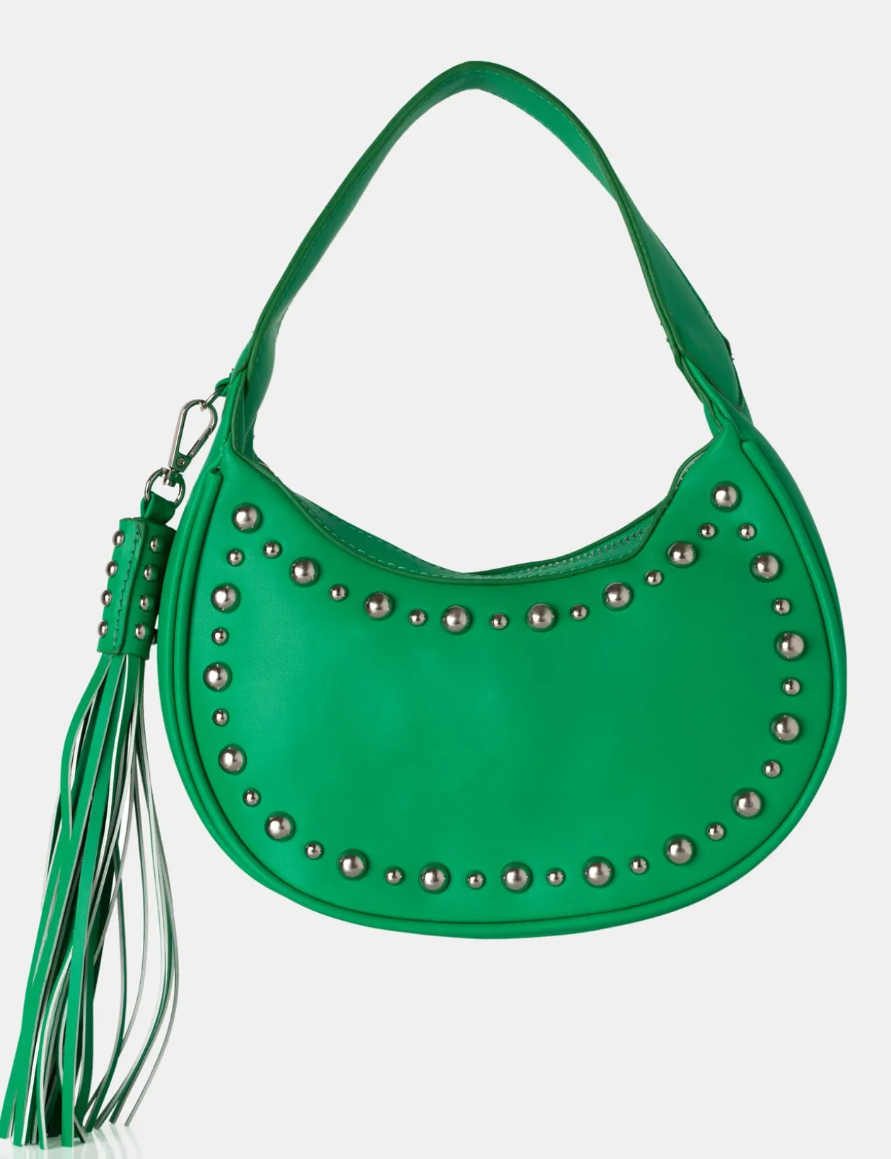 Public Desire Cato Pu Studded Tassel Boho Shoulder Bag | Women Evening Bags