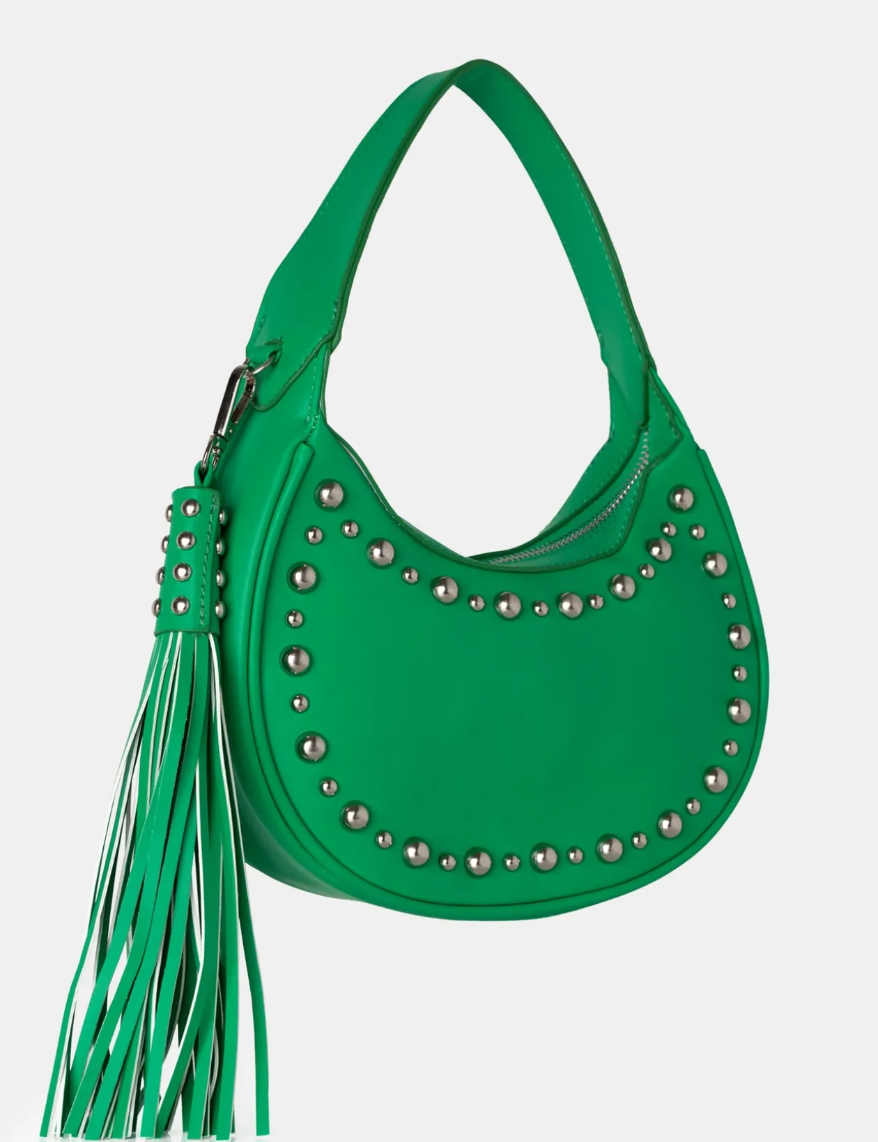 Public Desire Cato Pu Studded Tassel Boho Shoulder Bag | Women Evening Bags