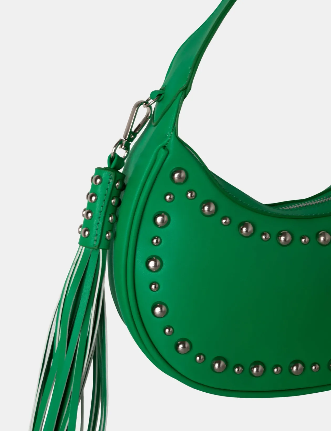 Public Desire Cato Pu Studded Tassel Boho Shoulder Bag | Women Evening Bags