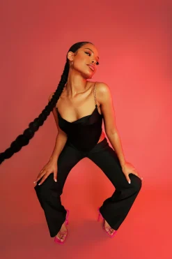 Public Desire Chain Detail Trouser | Women Trousers