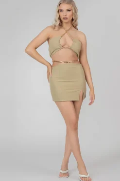 Public Desire Chain Waist Mini Skirt | Women Skirts