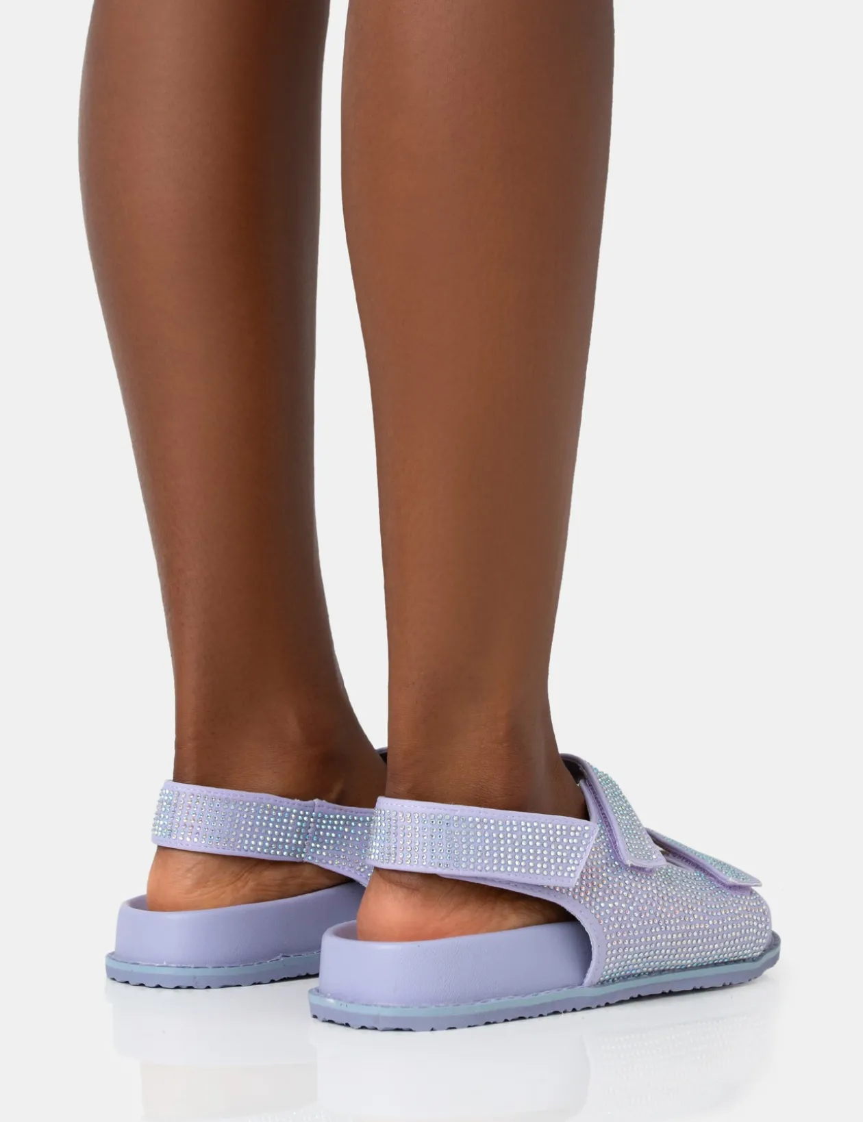 Public Desire Chichi Diamante Double Strap Dad Sandals | Women Chunky Sandals