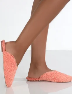 Public Desire Ciao Teddy Slip On Slippers | Women Slippers