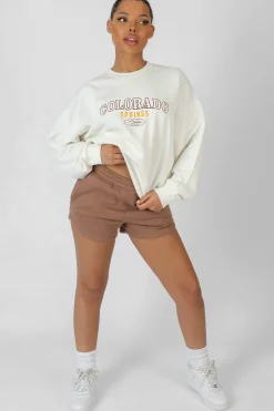 Public Desire Colorado Springs Oversized Sweatshirt | Women Sweatshirt & Hoodies