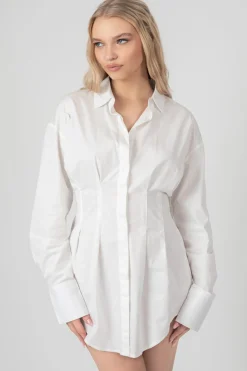 Public Desire Corset Waist Shirt Dress | Women Dresses