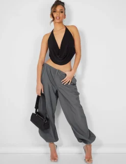 Public Desire Cowl Neck Crop Top | Women Tops