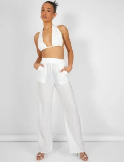 Public Desire Crinkle Halterneck Top | Women Tops
