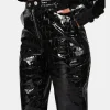 Public Desire Croc Vinyl Trousers | Women Trousers