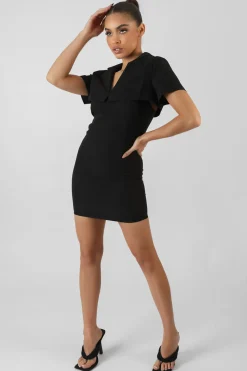 Public Desire Cropped Layer Blazer Mini Dress | Women Dresses