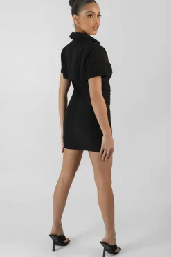 Public Desire Cropped Layer Blazer Mini Dress | Women Dresses