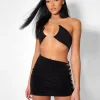 Public Desire Cross Front Diamante Rope Crop Top | Women Tops