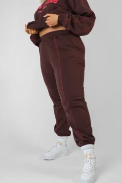 Public Desire Curve Contrast Stitch 90's Joggers | Women Curve