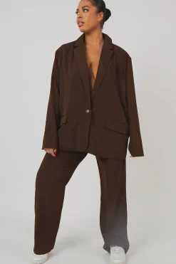 Public Desire Curve Dad Trousers | Women Curve