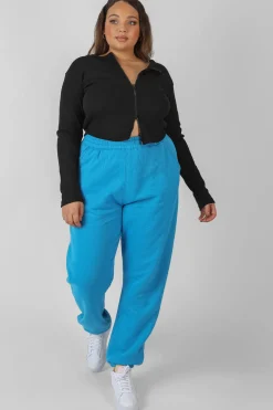Public Desire Curve Double Ended Zip Rib Top | Women Curve