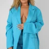 Public Desire Curve Oversized Blazer | Women Curve