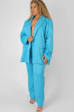 Public Desire Curve Oversized Blazer | Women Curve
