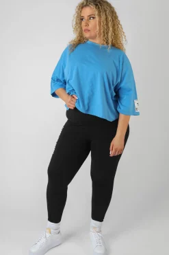 Public Desire Curve Oversized Boxy Cropped Patch T-Shirt | Women Curve