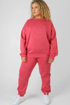 Public Desire Curve Tonal Embroidery Joggers | Women Curve