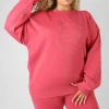 Public Desire Curve Tonal Embroidery Sweatshirt | Women Curve
