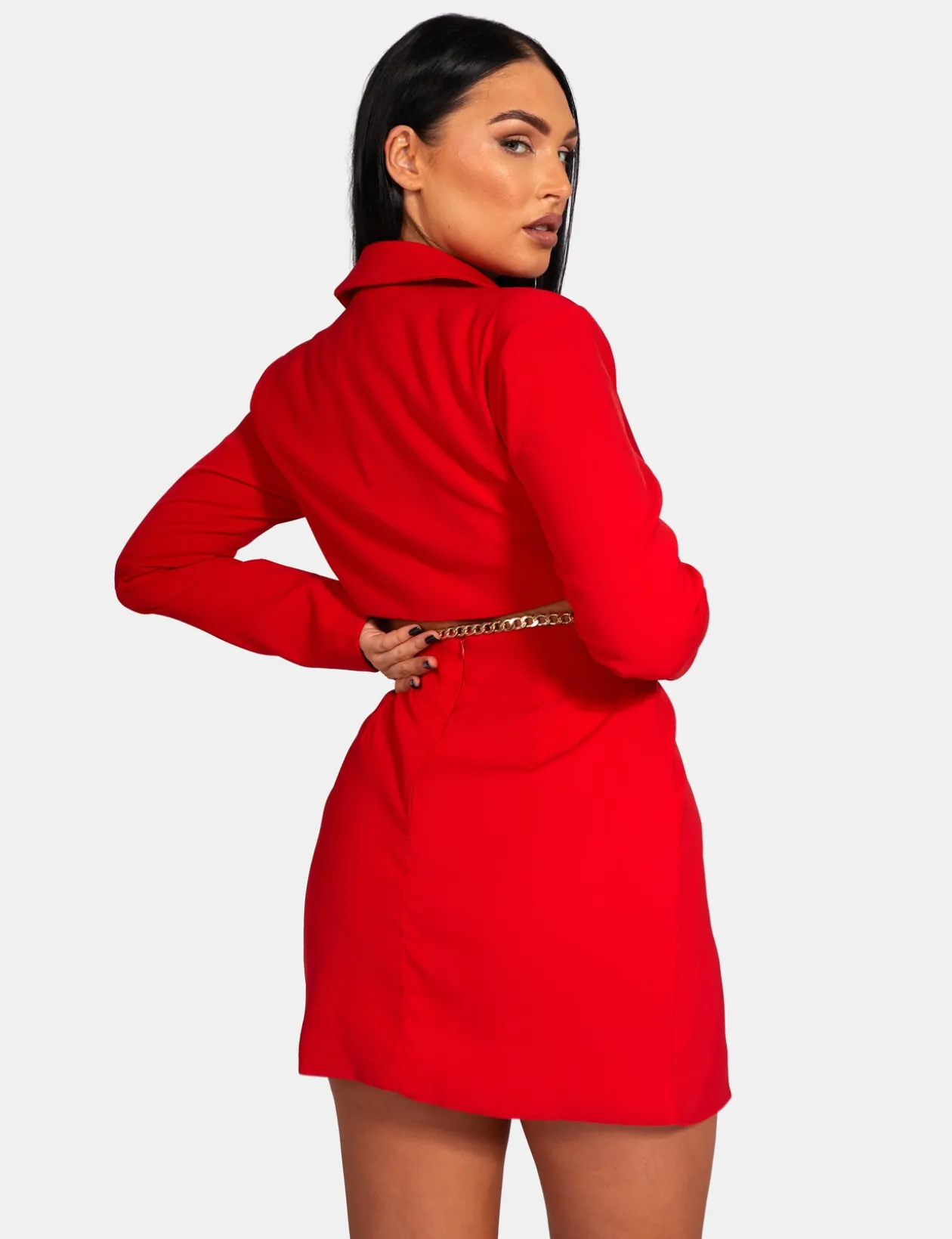 Public Desire Cut Out Chain Waist Blazer Dress | Women Dresses
