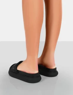 Public Desire Demi Pu Slider Sandals | Women Chunky Sandals