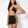 Public Desire Diamante Rope Slinky Mini Skirt | Women Skirts