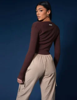 Public Desire Double Ended Zip Kaiia Sport Top | Women Tops