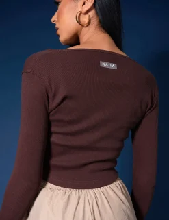 Public Desire Double Ended Zip Kaiia Sport Top | Women Tops