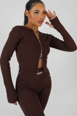 Public Desire Double Ended Zip Kaiia Sport Top | Women Tops
