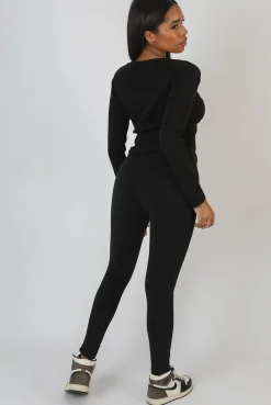 Public Desire Double Ended Zip Rib Top | Women Tops