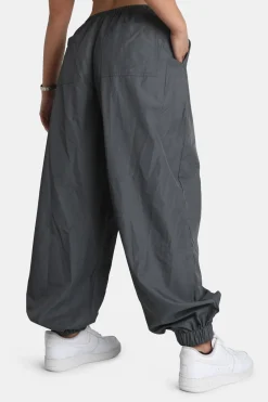 Public Desire Drawstring Waist Parachute Cargo Trousers | Women Trousers