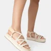 Public Desire Duffy Rope Flat Dad Sandals | Women Sandals
