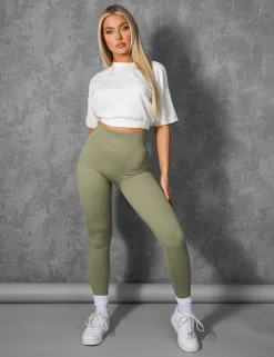 Public Desire Elasticated Waist Cropped T-Shirt | Women Tops