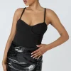Public Desire Jersey Strappy Corset Bodysuit | Women Bodysuits