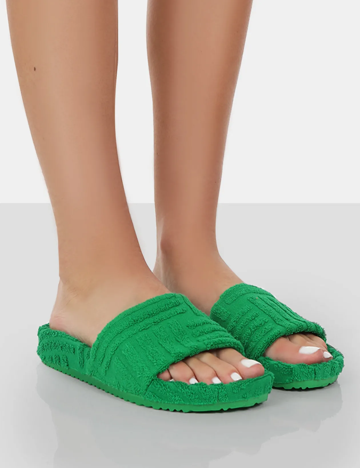 Public Desire Juice Terry Towling Sliders | Women Sliders