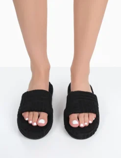Public Desire Juicy Terry Towelling Slider Slippers | Women Sliders