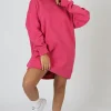 Public Desire Kaiia Embroidered Sweat Dress | Women Dresses
